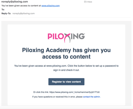 A-1 E-mail access to content